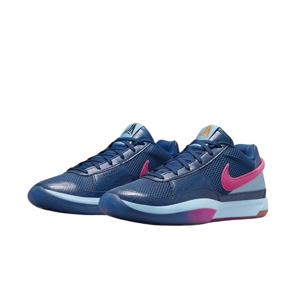 Nike Ja 1 Basketball Shoes NY x NY Men’s Size 10.5 Court Blue/Hyper Pink NEW - Picture 2 of 6